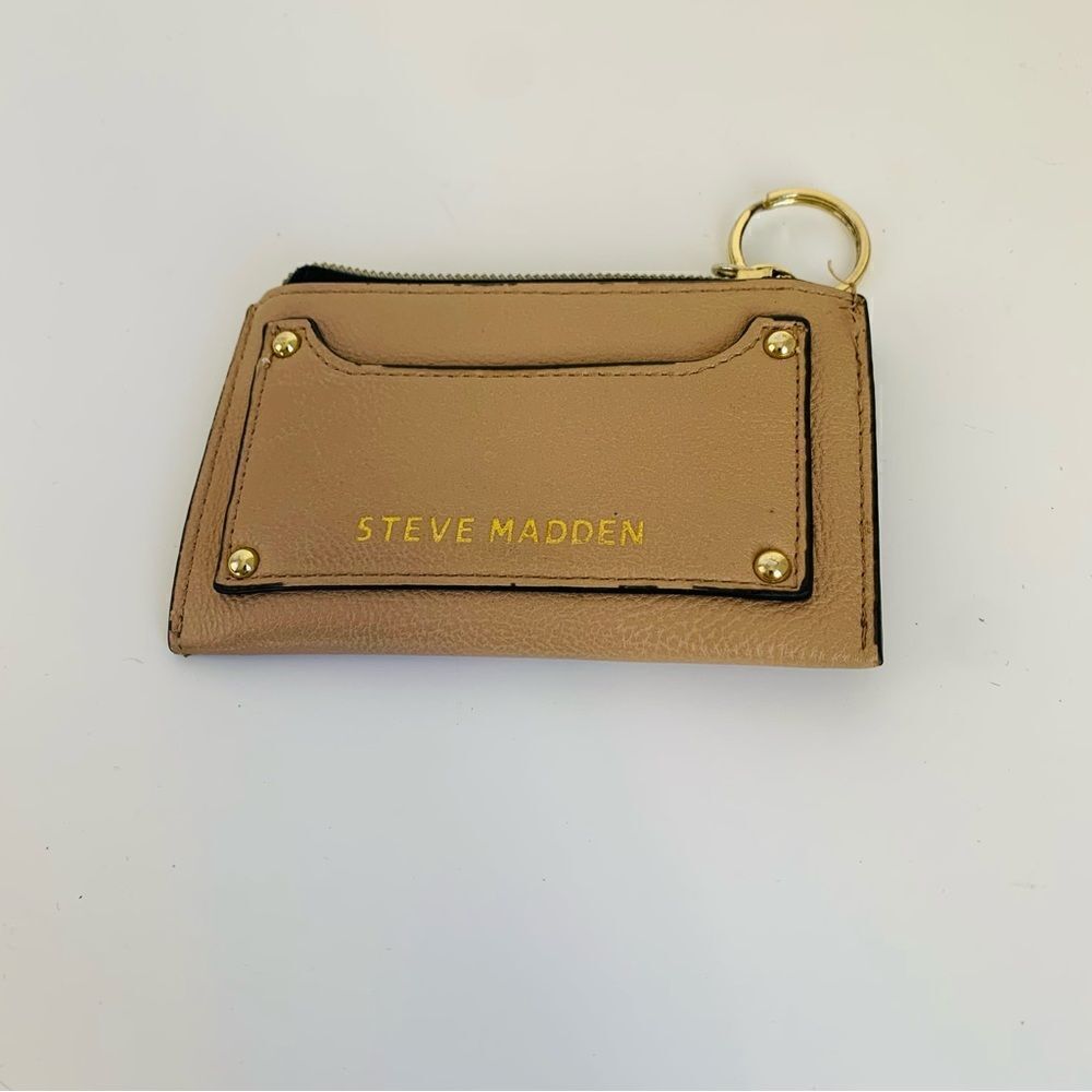 Steve Madden Leather Card/Change Purse‎